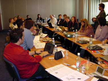 Administrative Workshopの様子(NASK会議室, Warsaw)